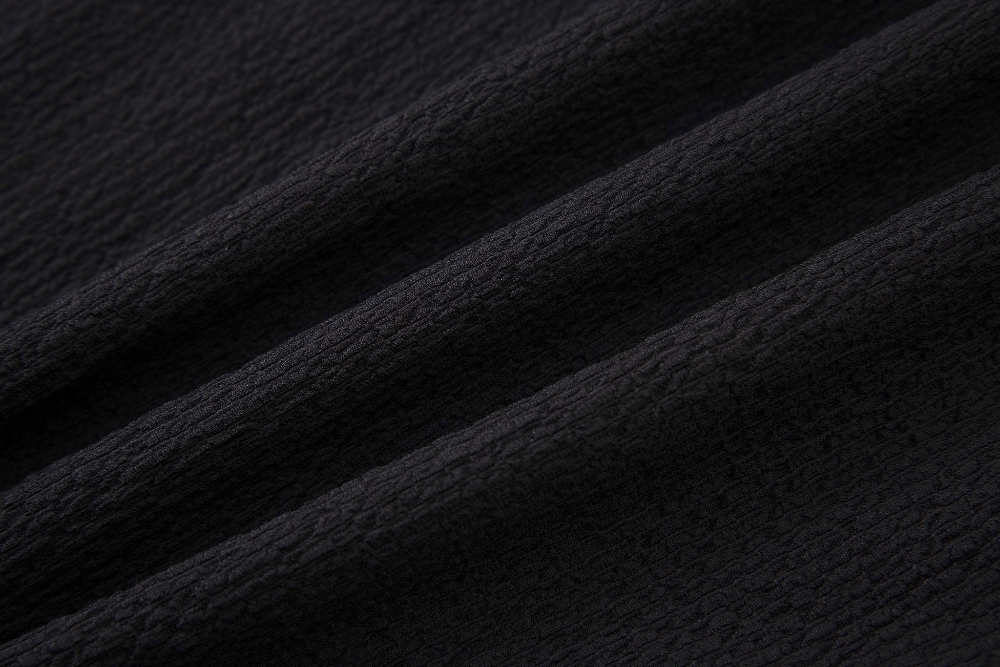 Textured T-shirt-Black