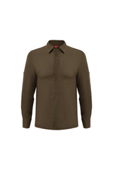 Linen Long Sleeves-Olive