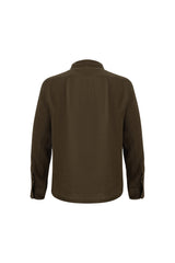 Linen Long Sleeves-Olive