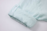Linen Long Sleeves-Baby-Blue