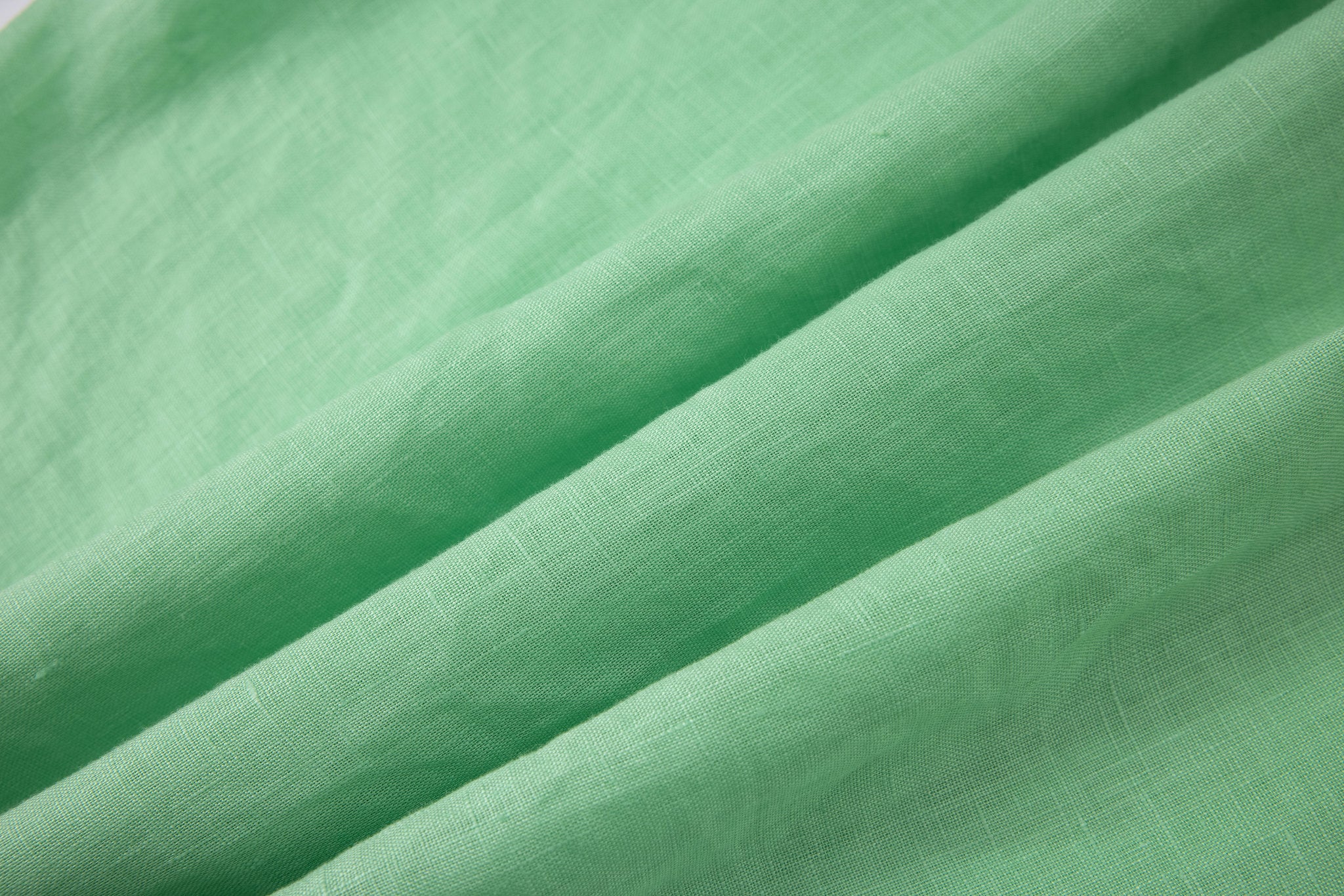 Linen Long Sleeves-Pastel-Mint