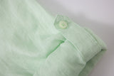 Linen Long Sleeves-Mint-Green