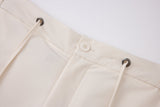 Nylon Pants-Ivory