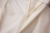Nylon Pants-Ivory