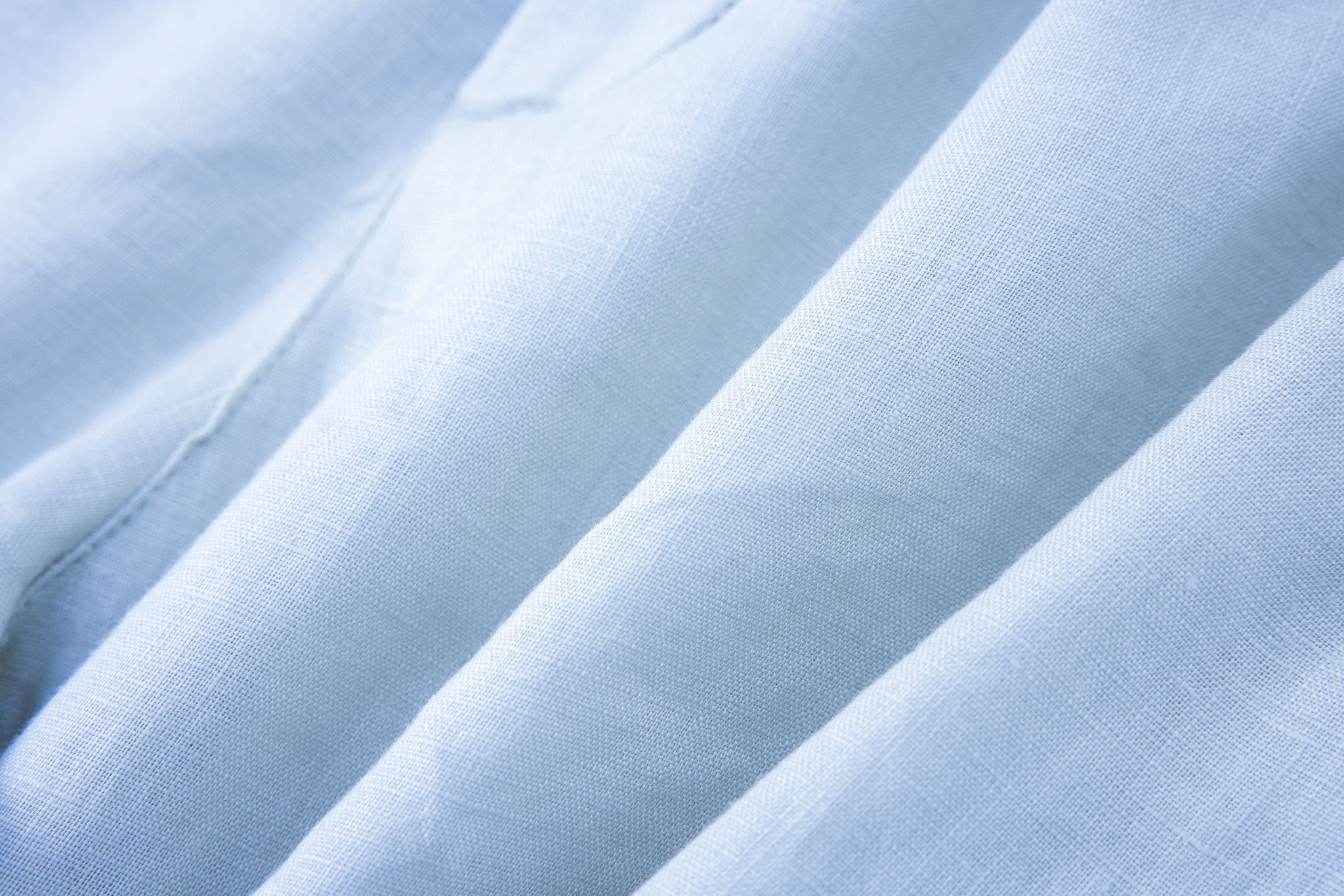 Linen Short-Ocean-Blue