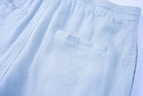 Linen Short-Ocean-Blue