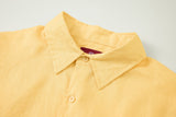 Linen Long Sleeves-Yellow