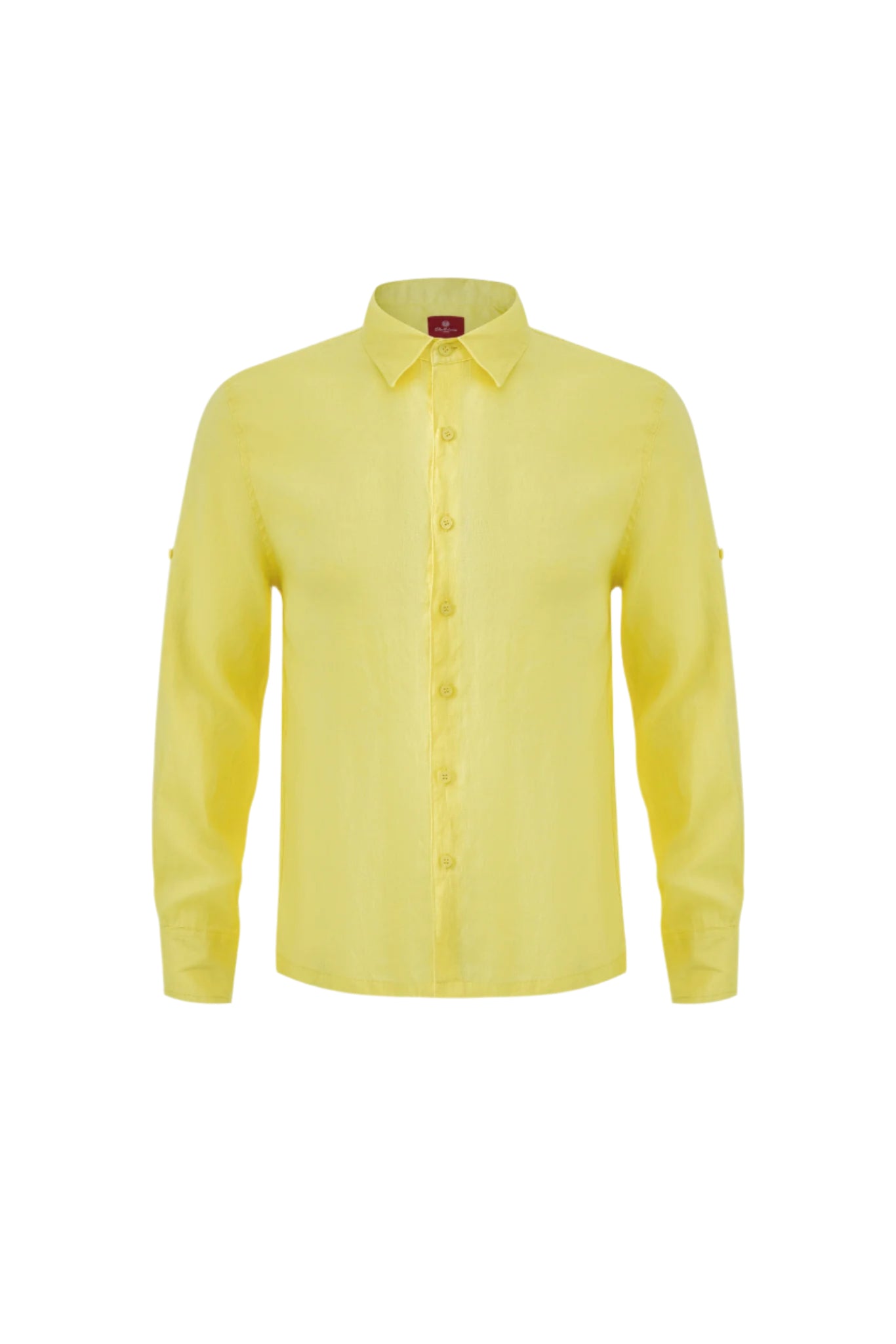 Linen Long Sleeves-Lemon-Yellow