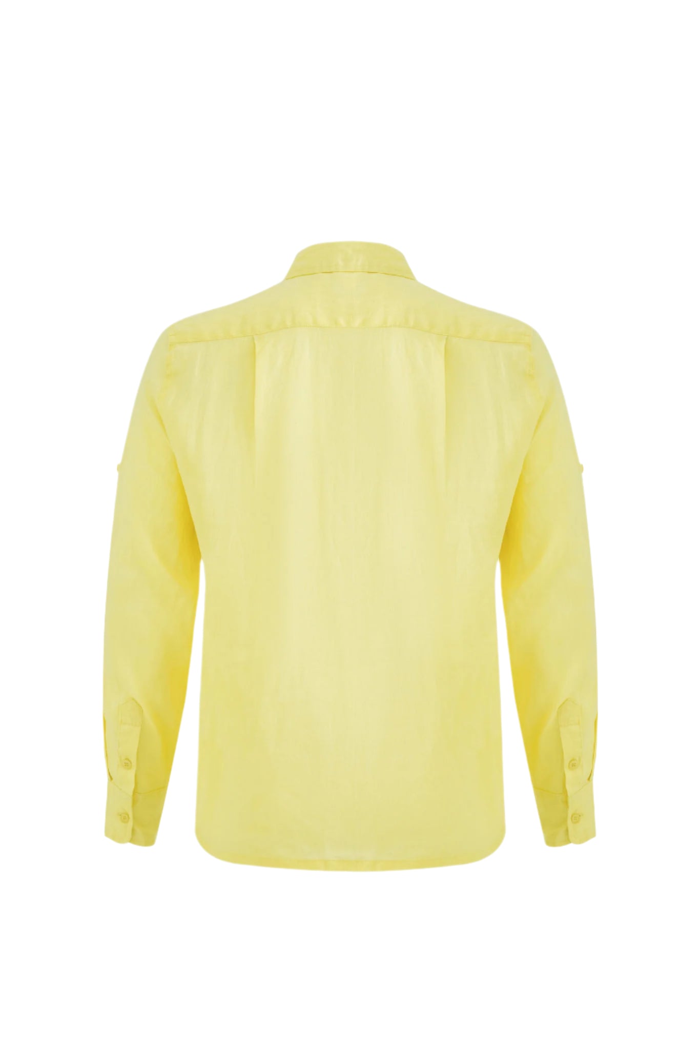 Linen Long Sleeves-Lemon-Yellow