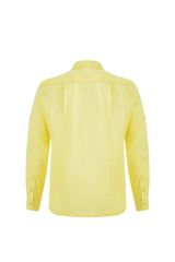 Linen Long Sleeves-Lemon-Yellow