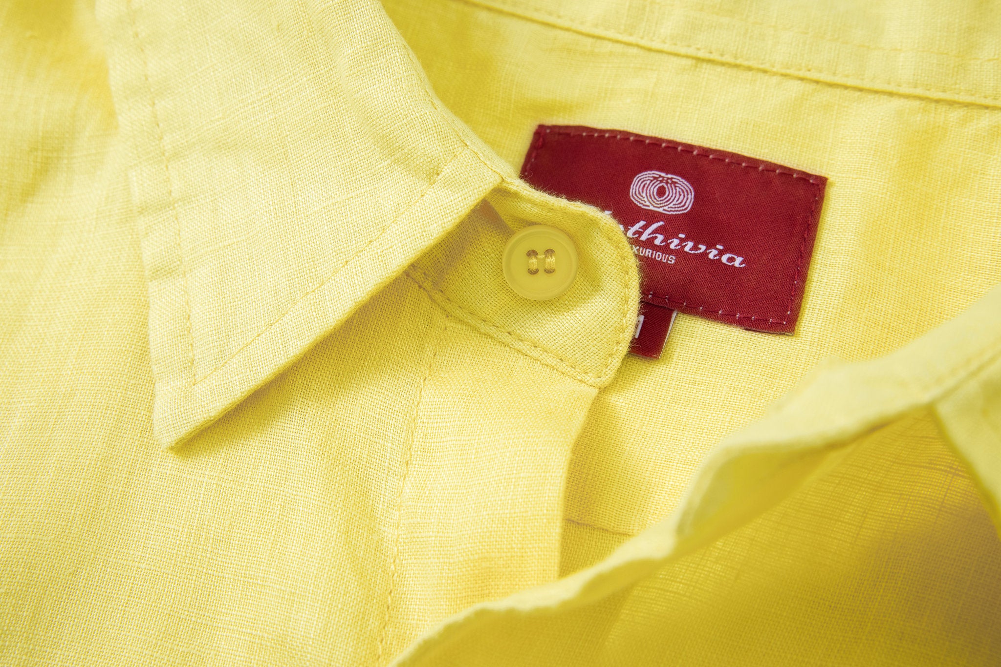 Linen Long Sleeves-Lemon-Yellow