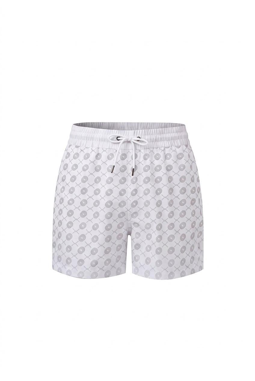 Signature Swimming shorts-Off-White