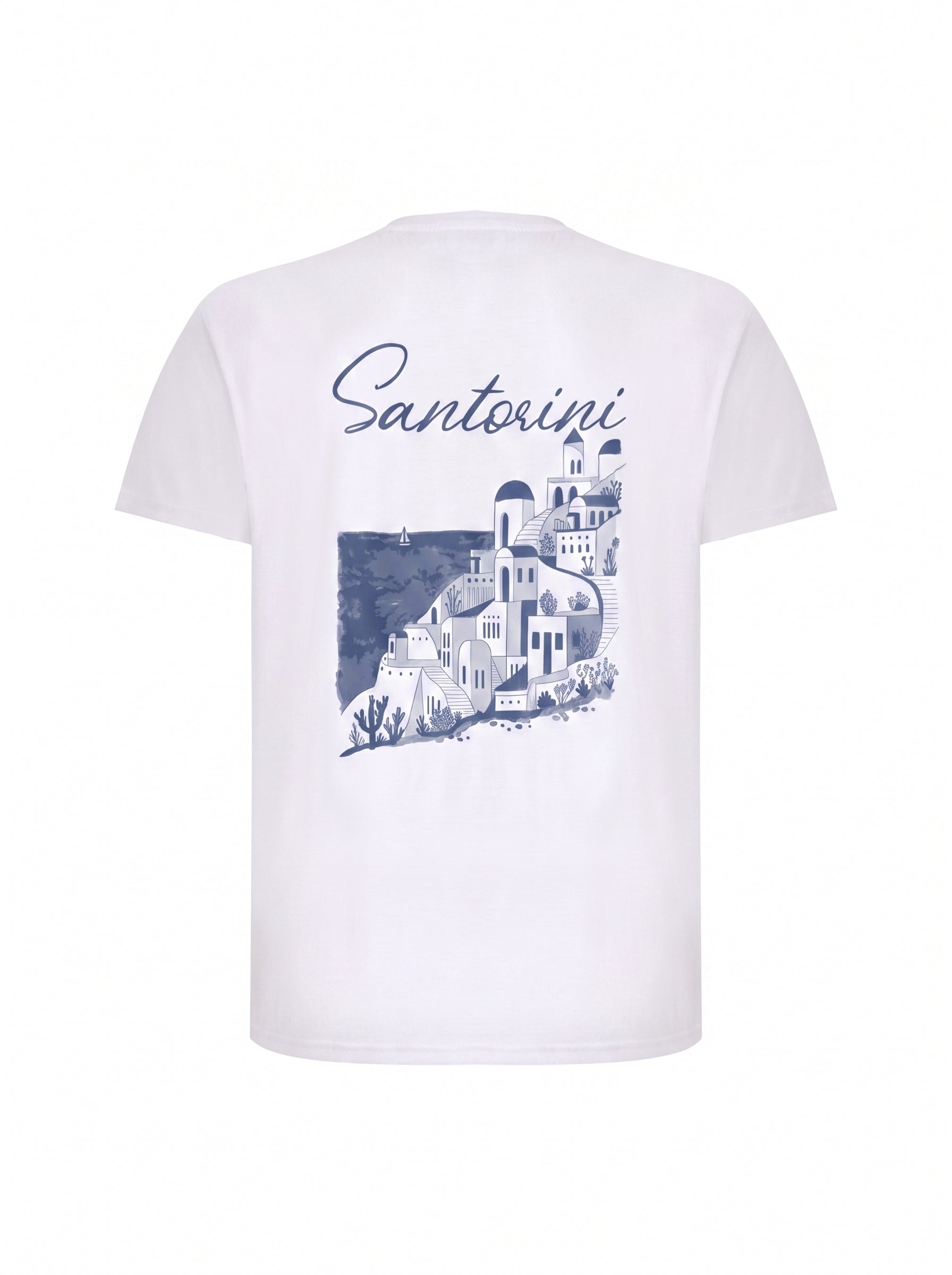 T-shirt-Santorini Summer T-Shirt
