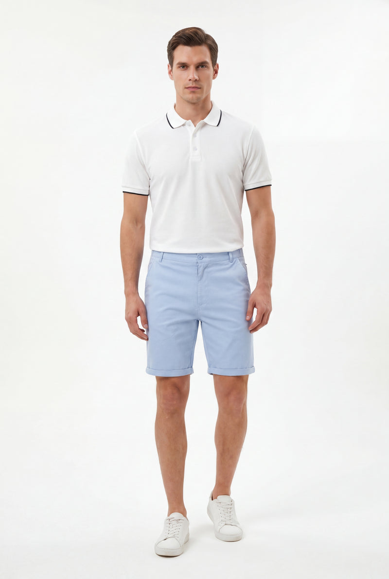 chino short -Baby-Blue