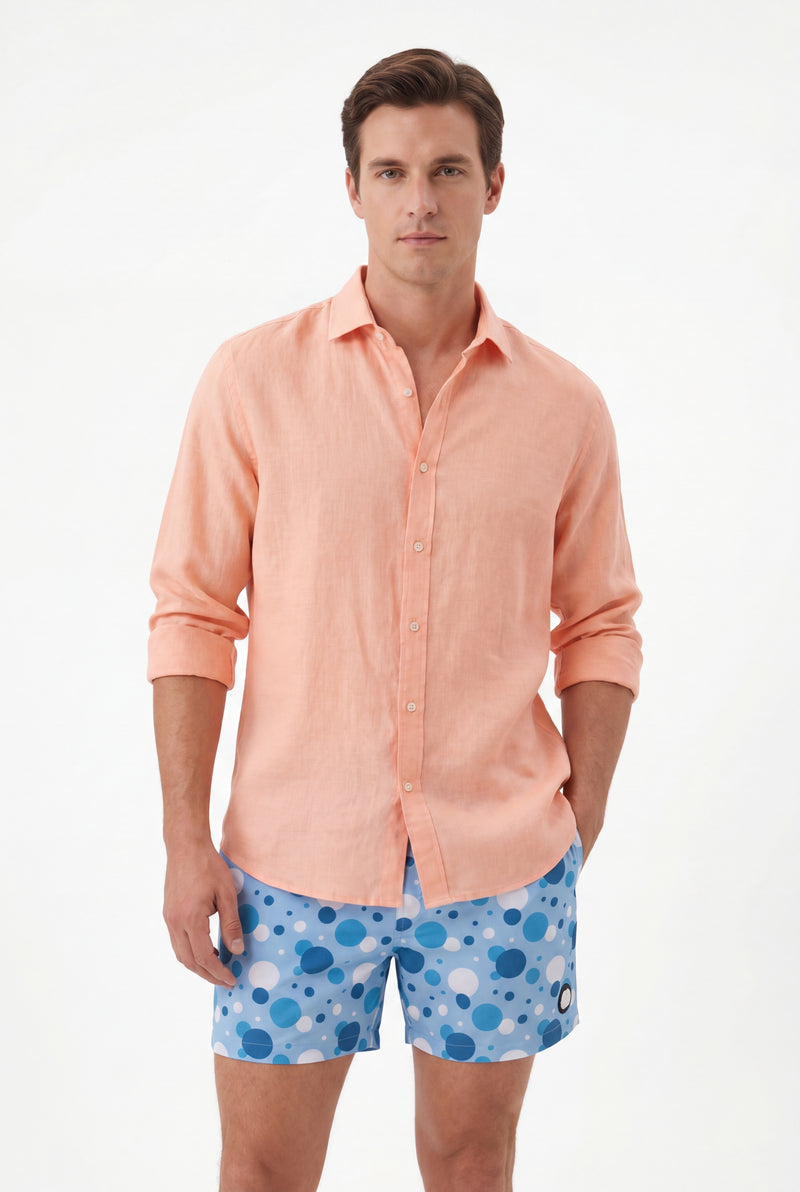 Bubble Swim Short -Light-Blue