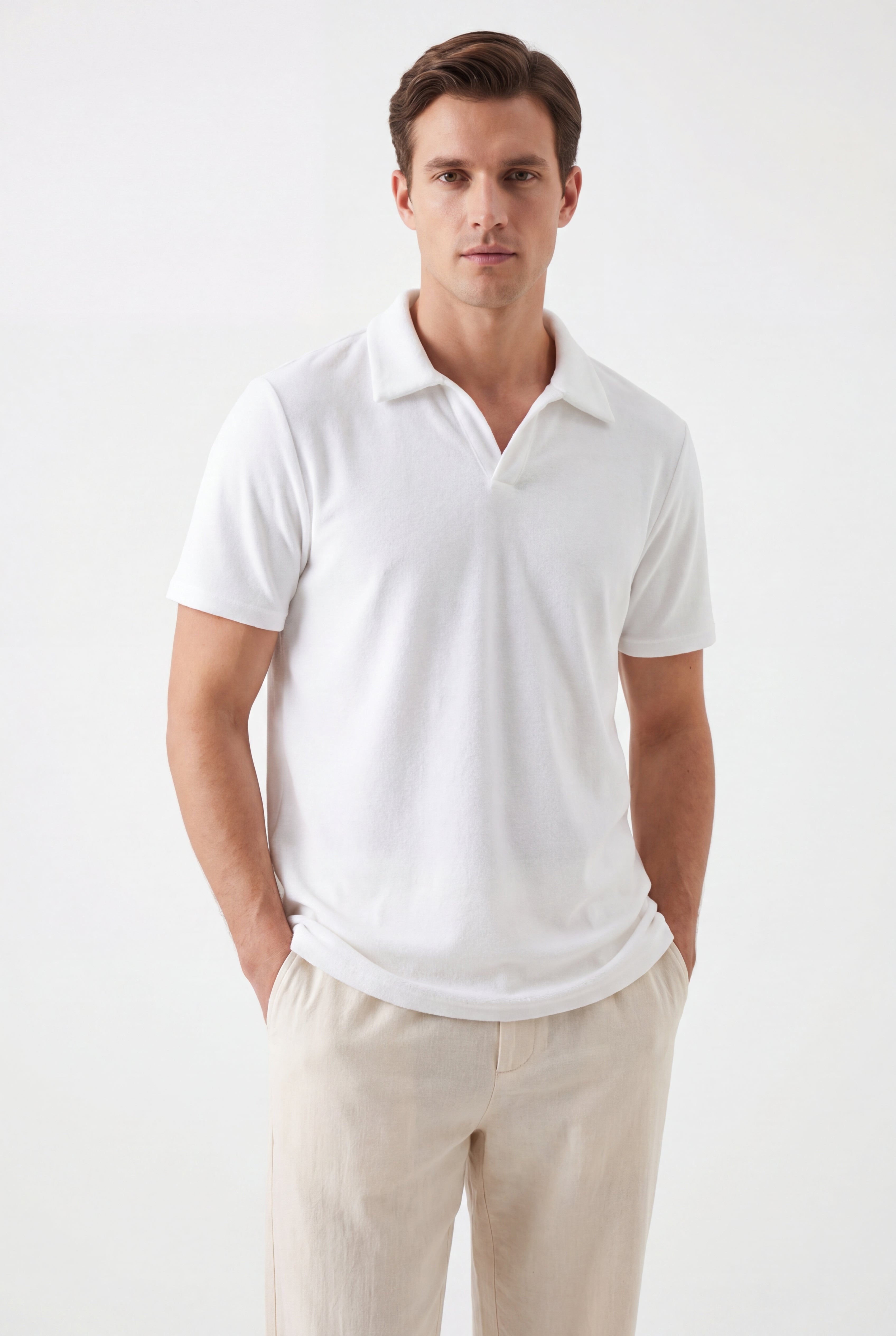 Towel Polo-White