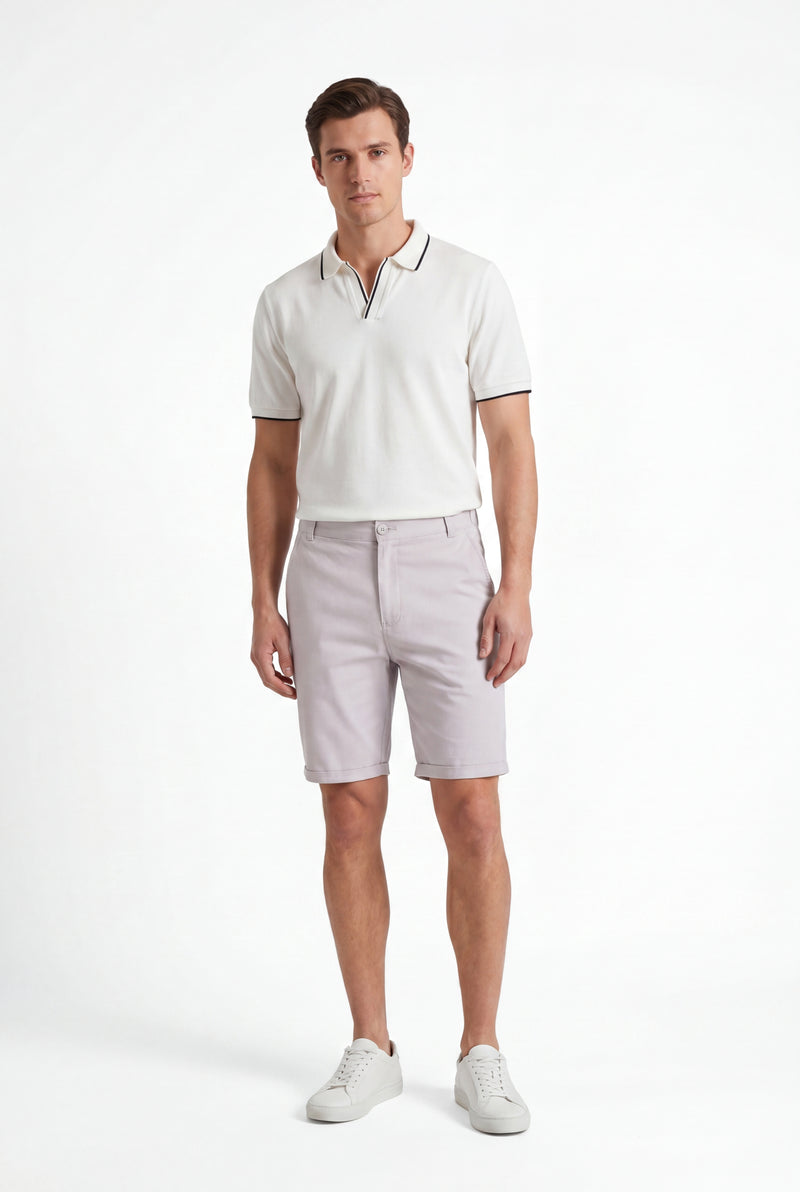 Chino Short-Light-Grey