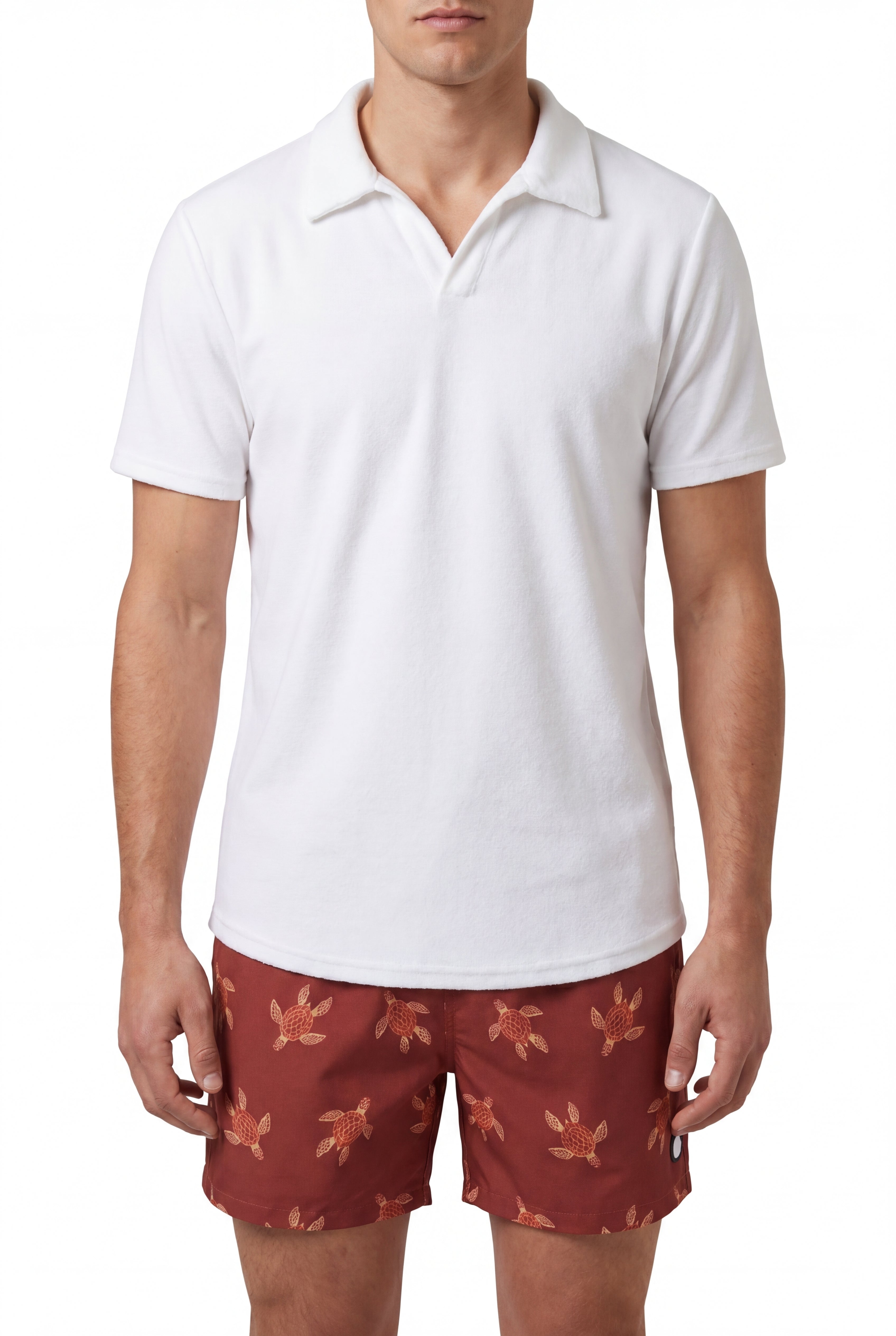Swimming shorts-Turtle-Tide-Marron