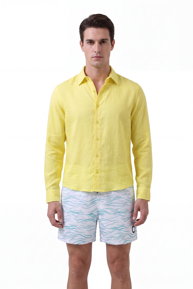 Swimming shorts-Waves-Green