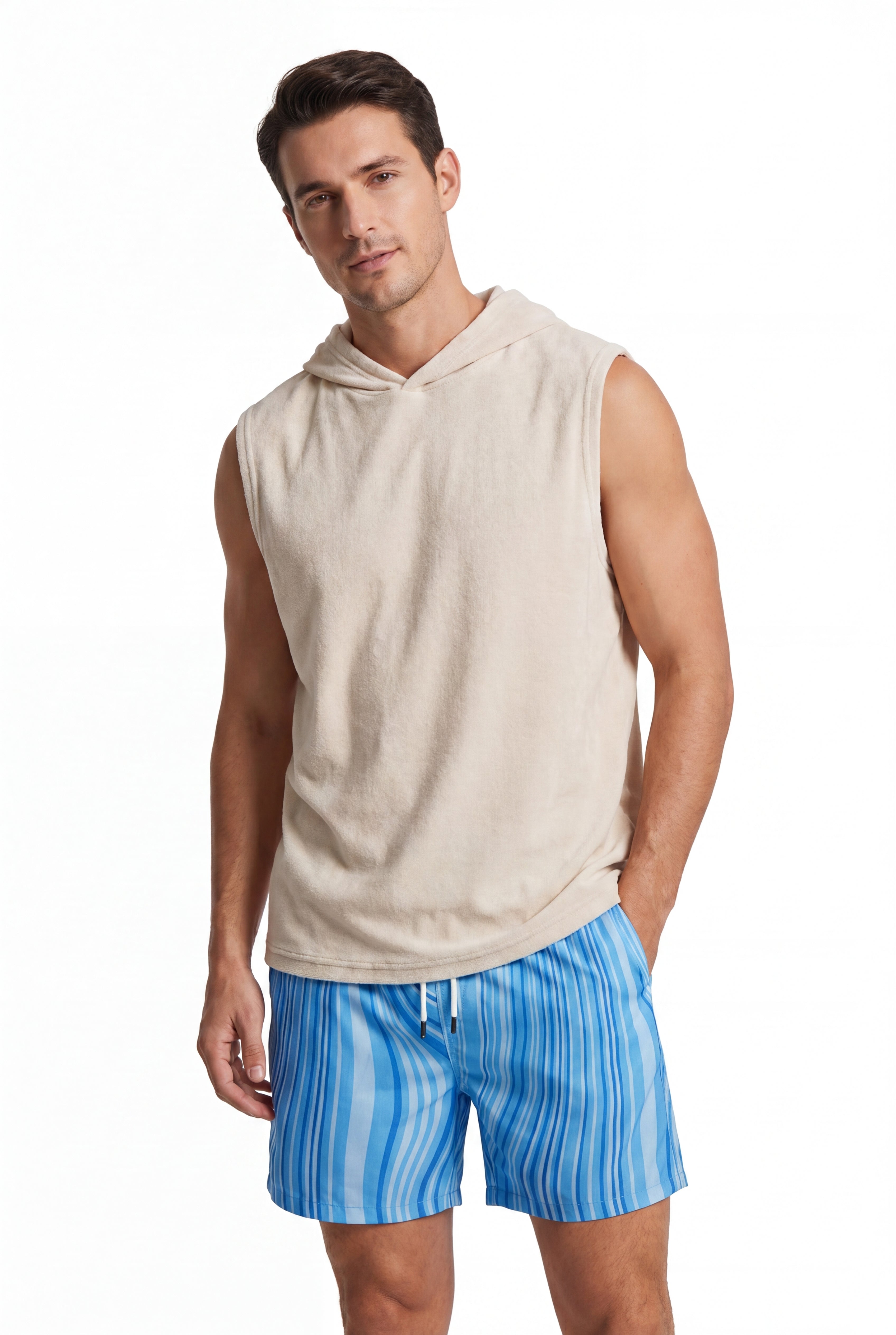 Swimming shorts-Ocean-Flow-Babyblue