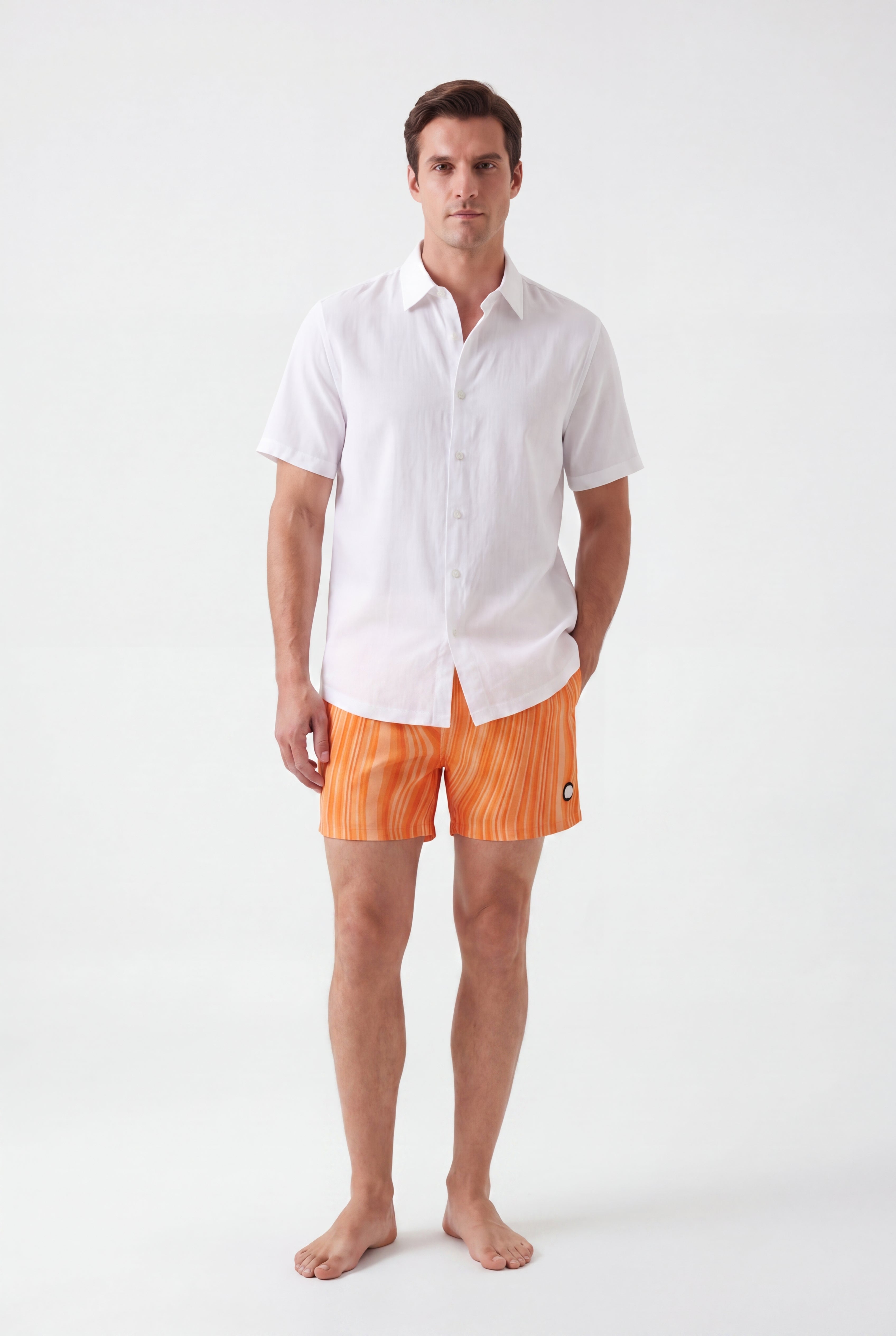 Swimming shorts-Ocean-Flow-Orange