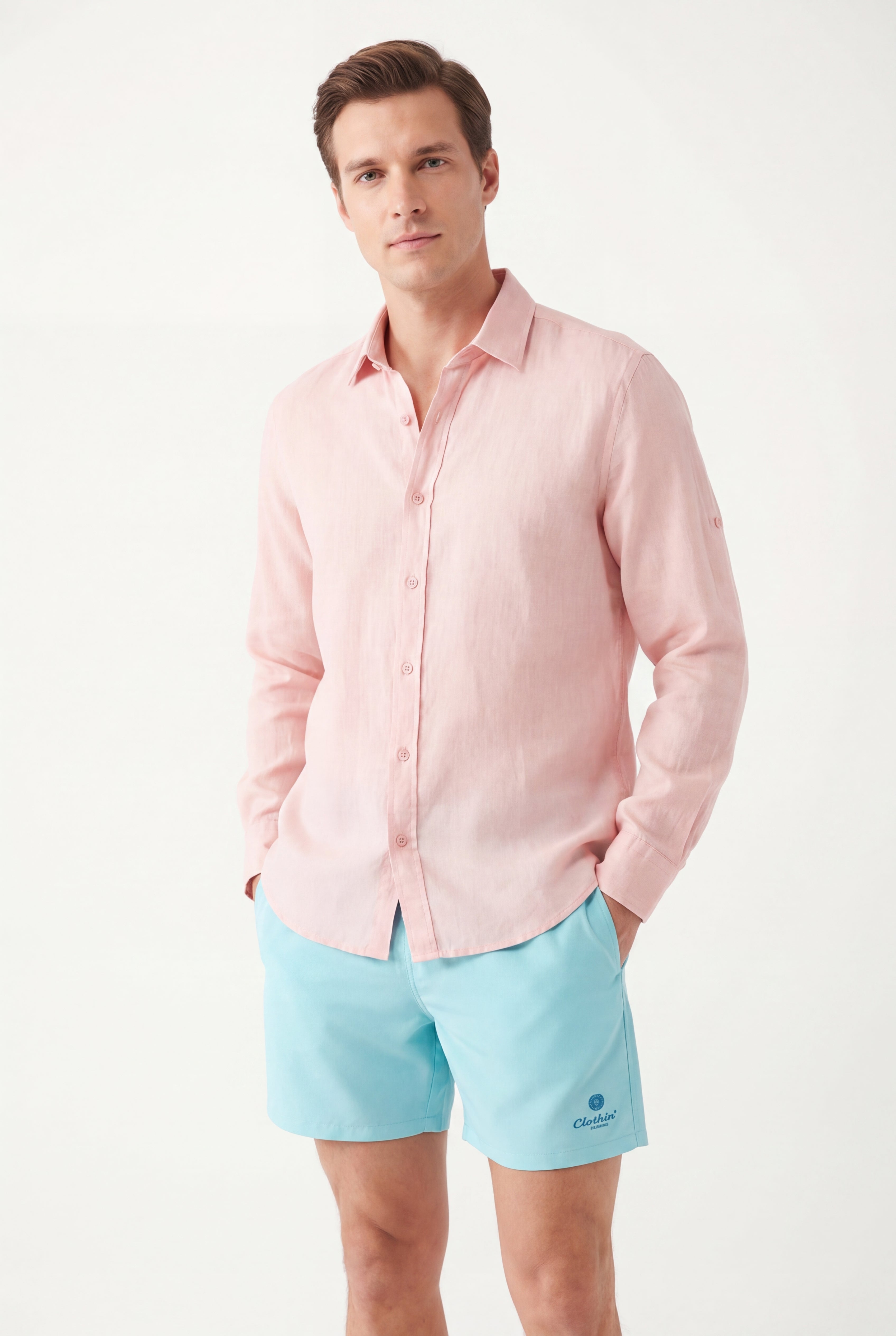 premium swimming shorts-Tiffany