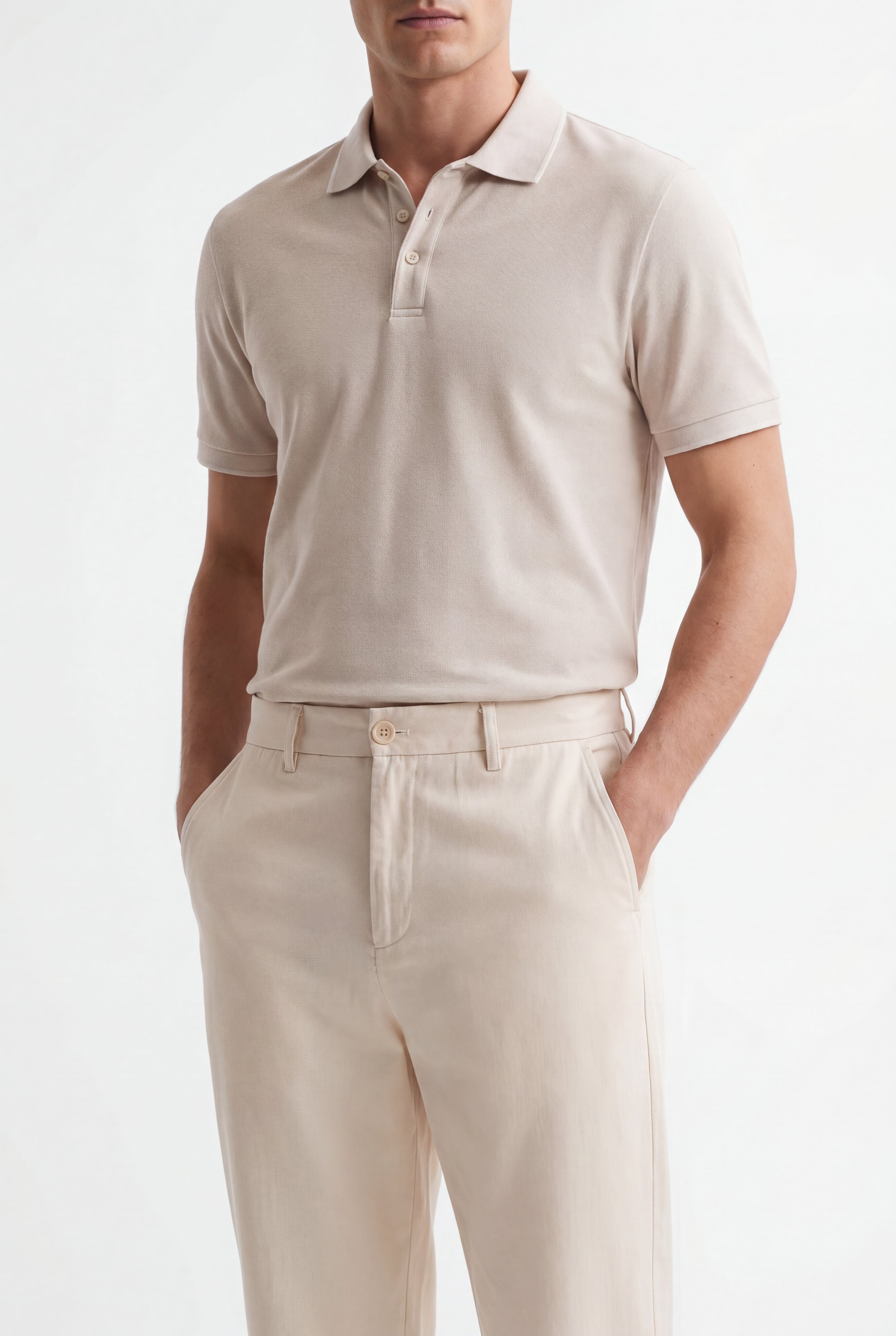 Tailored  trousers classic ivory