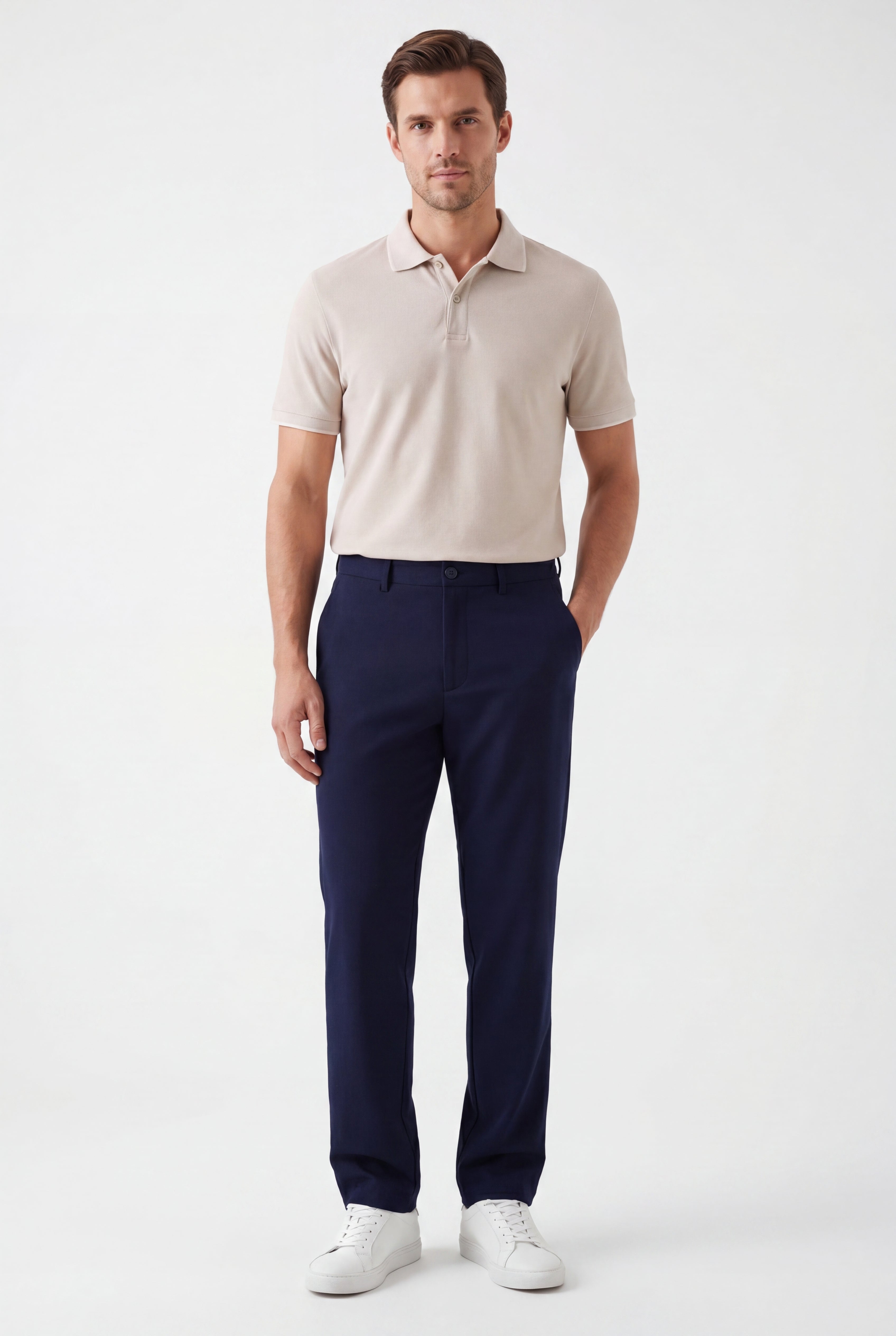 Tailored  trousers slate navy